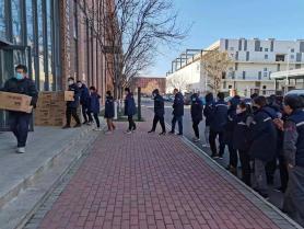 抗擊疫情，疫情同心，疫情不異心，冬季不凍情